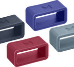 Modal - Wristband Loops for Fitbit Flex Activity Trackers - Red/Blue/Light Blue/Black