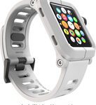 LUNATIK - EPIK Polycarbonate Case and Silicone Band for Apple Watch™ 42mm - White
