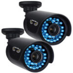 Night Owl - AHD Indoor/Outdoor High-Definition Security Bullet Cameras (2-Pack) - Black