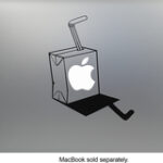 MacDecals - Juice Box Decal for Apple® MacBook® - Black