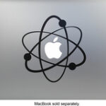 MacDecals - Atom Decal for Apple® MacBook® - Black