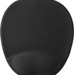 Insignia™ - Mouse Pad with Memory Foam Wrist Rest - Black