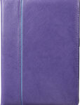 Platinum - Kope Series Leather Case for Microsoft Surface Pro 3 - Purple