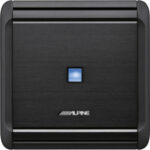 Alpine - 500W Class D Digital Mono Amplifier with Low-Pass Crossover - Black
