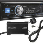 Alpine - CD - Built-In Bluetooth - In-Dash Deck with Satellite Radio Tuner - Black