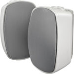 Insignia™ - 2-Way Indoor/Outdoor Speakers (Pair) - Silver