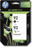 HP - 92/93 Photo Inkjet Cartridge Combo Pack - Black, Multicolor - Image 1
