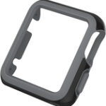 Speck - CandyShell Fit Hard Shell Case for 38mm Apple Watch™ - Black/Slate Gray