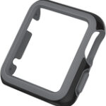 Speck - CandyShell Fit Hard Shell Case for 42mm Apple Watch™ - Black/Slate Gray