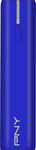 PNY - PowerPack T2600 USB Rechargeable External Battery - Blue