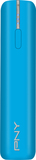 PNY - PowerPack T2600 USB Rechargeable External Battery - Sky Blue - Image 1