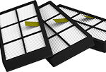iRobot - HEPA Filters for iRobot Roomba 800 Series (3-Pack)