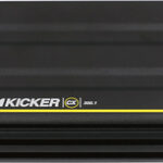 Kicker - CX Series 300W Class D Mono Amplifier with Variable Low-Pass Crossover - Black