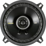 Kicker - 5-1/4" Coaxial Car Speakers with Polypropylene Cones (Pair) - Black
