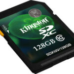 Kingston - 128GB SDXC Class 10 Memory Card - Black