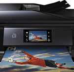 Epson - Expression Photo XP860 Small-in-One Wireless Printer - Black/Blue