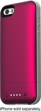 mophie - juice pack air External Battery Case for Apple® iPhone® 5 and 5s - Pink - Image 1