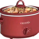 Crock-Pot - 4-Quart Oval Slow Cooker - Red