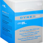 Dynex™ - 25-Pack Slim DVD Cases - Clear