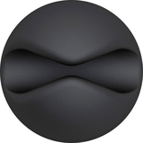 blueLounge - CableDrop Multipurpose Cable Clips (6-Pack) - Black - Image 1