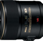 Nikon - AF-S VR Micro-Nikkor 105mm f/2.8G IF-ED Macro Lens - Black