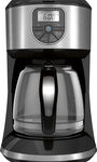Black & Decker - 12-Cup Coffeemaker - Black/Silver