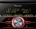 Pioneer - CD - Built-In Bluetooth - Apple® iPod®-Ready - In-Dash Receiver with Wireless Remote - Black/Silver/Red/Pink/Violet