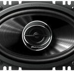 Pioneer - 4" x 6" 2-Way Car Speakers with IMPP Composite Cones (Pair) - Black
