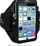 Armpocket - Ultra i-35 Armband for Most 6" Cell Phones - Black