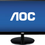AOC - 21.5" IPS LED HD Monitor - Black