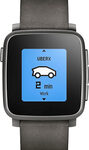 Pebble - Time Steel Smartwatch 38mm Stainless Steel - Black Stainless Steel