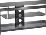 Insignia™ - TV Stand for Most Flat-Panel TVs Up to 55" - Black