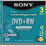 Sony - DVD Rewritable Media - DVD RW - 2.80 GB - 3 Pack - White