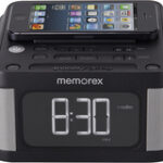 Memorex - Alarm Clock Radio - Black