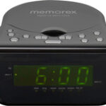 Memorex - CD Alarm Clock Radio - Black