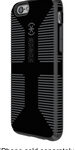 Speck - Candyshell Grip Case for Apple® iPhone® 6 - Black/Gray