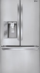 LG - 28.8 Cu. Ft. French Door Refrigerator with Thru-the-Door Ice and Water - Stainless Steel