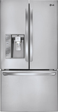 LG - 28.8 Cu. Ft. French Door Refrigerator with Thru-the-Door Ice and Water - Stainless Steel