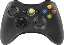 Microsoft - Xbox 360 Wireless Controller - Black - Image 1