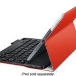 Logitech - Ultrathin Keyboard Folio Case for Apple® iPad® mini and iPad mini 2 - Mars Red Orange