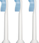 Philips Sonicare - Sensitive Standard Sonic Toothbrush Heads (3-Pack) - White/Blue
