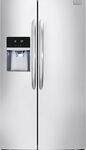 Frigidaire - Gallery 26.0 Cu. Ft. Frost-Free Side-by-Side Refrigerator with Thru-the-Door Ice and Water - Stainless Steel