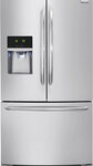 Frigidaire - Gallery 27.7 Cu. Ft. French Door Refrigerator with Thru-the-Door Ice and Water - Stainless-Steel