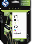 HP - 74/75 2-Pack Ink Cartridges - Black/Multicolor