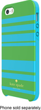 kate spade new york - Fairmont Hybrid Hard Shell Case for Apple® iPhone® 5 and 5s - Shamrock Firoza - Image 1