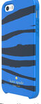 kate spade new york - Zebra Hybrid Hard Shell Case for Apple® iPhone® 5 and 5s - Navy