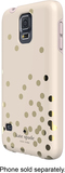 kate spade new york - Confetti Hybrid Hard Shell Case for Samsung Galaxy S 5 Cell Phones - Gold/Cream - Image 1