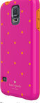 kate spade new york - Scatter Pavilion Hybrid Hard Shell Case for Samsung Galaxy S 5 Cell Phones - Pink/Orange
