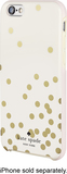 kate spade new york - Confetti Hybrid Hard Shell Case for Apple® iPhone® 6 and 6s - Gold/Cream - Image 1