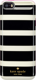kate spade new york - Kinetic Stripe offGRID External Battery Case for Apple® iPhone® 5 and 5s - Black/Cream - Image 1